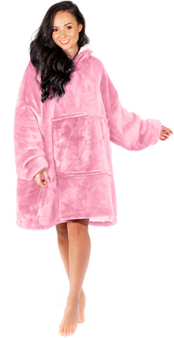 Blanket Hoodie - Pink